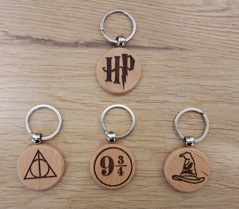 Дървени ключодържатели Harry Potter