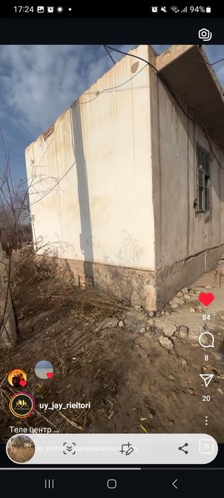 Телецентрда  6-5-4-3 соток времянка болип сатылады