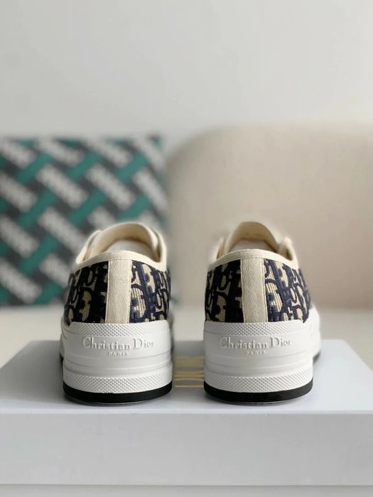 CD B23 Low-Top Sneaker "Navy/Black Dior Oblique"