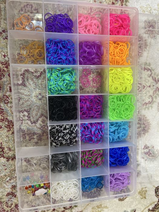 набор резинок для рукоделья, б/у