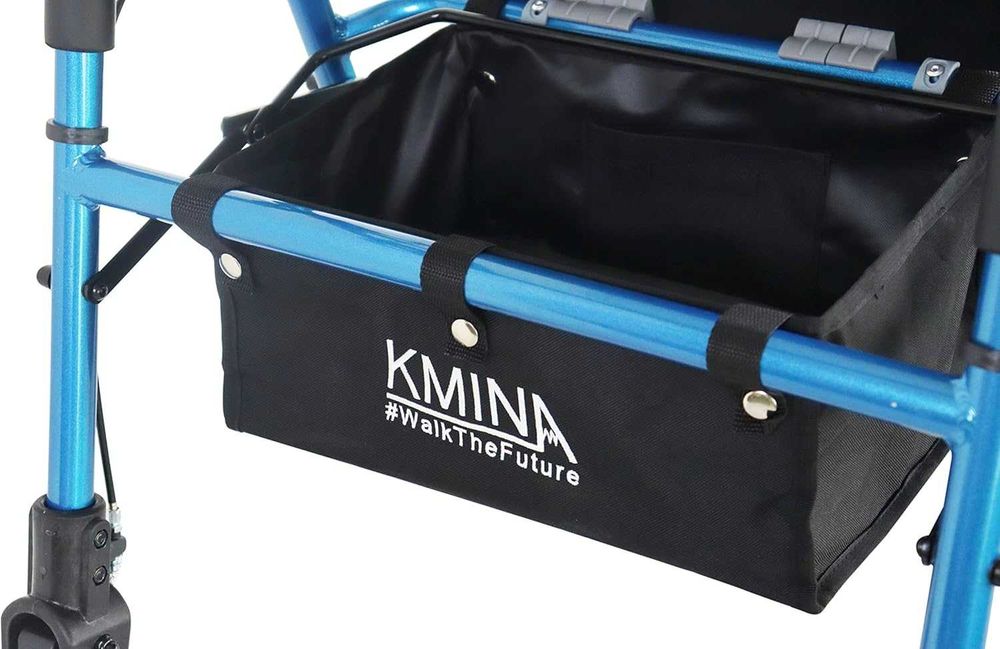 KMINA 2 в 1  P10047 Ролаторна инвалидна количка проходилка за гладък терен, до 136 кг