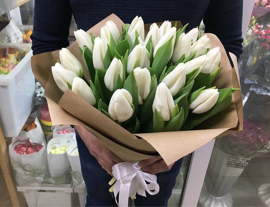 Тюльпаны 800 тенге розница