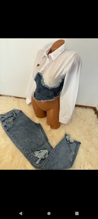 Set cămașă cu blugi