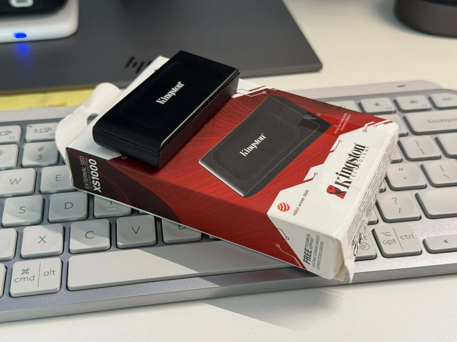 SSD extern KINGSTON XS1000, 1TB, USB 3.2 Gen 2 Type-C, negru