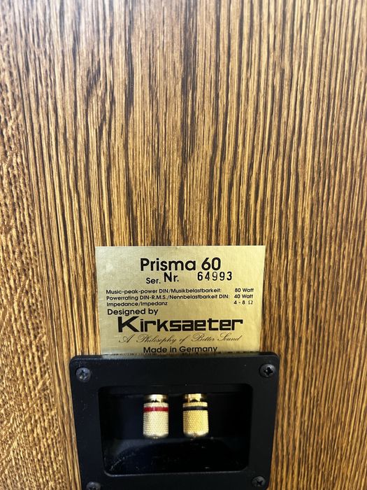 Тонколони Kirksaeter център и фронтални ОТЛИЧНИ!