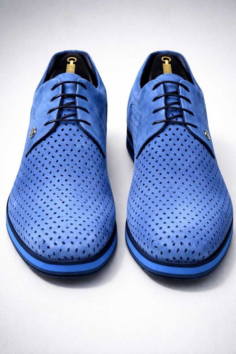 Zilli туфли замшевые | комплект + шнурки | размер 44–45