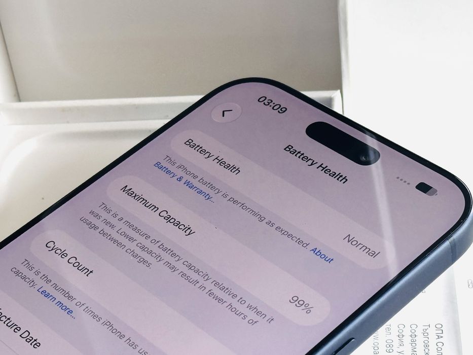 Iphone 17 Pro Max 256GB Blue 99% Батерия! Гаранция