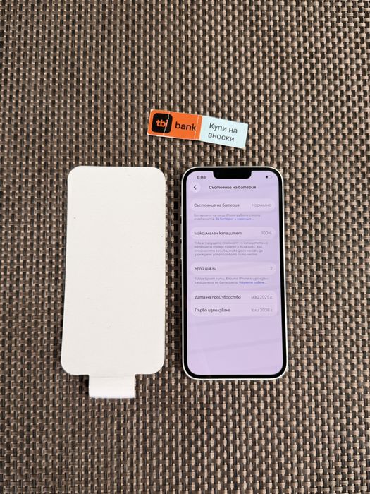 НОВ•iPhone 16E WHITE 128GB * лизинг - TBI bank •