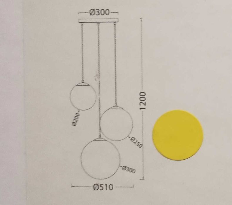 Модерна лампа за таван