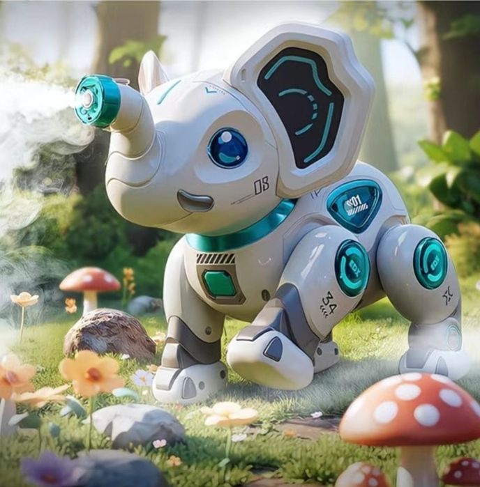 Интерактивный слоник робот на пульте управления, интерактивная игрушка