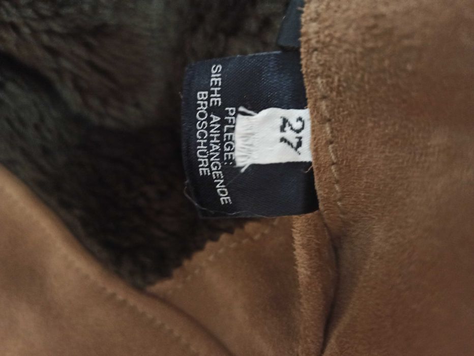 Cojoc piele intoarsa  captuseala sintetica marimea 27