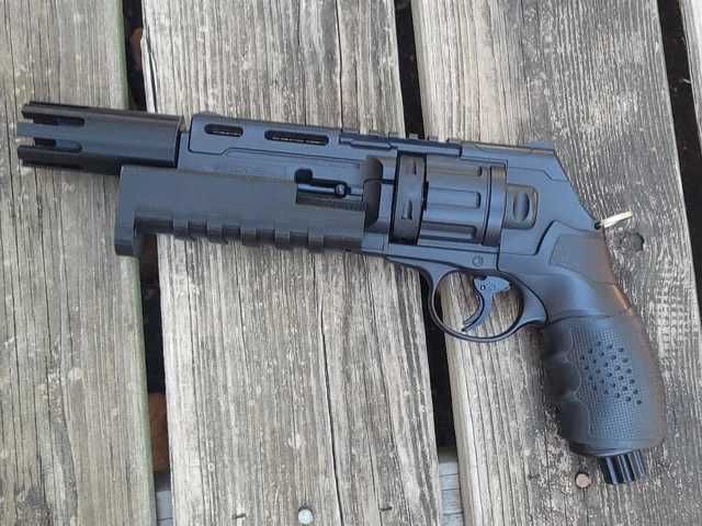 PISTOL [205 M/s] 26.5 JOULI!! /Aer Comprimat/Cu Bile Cauciuc / Poze