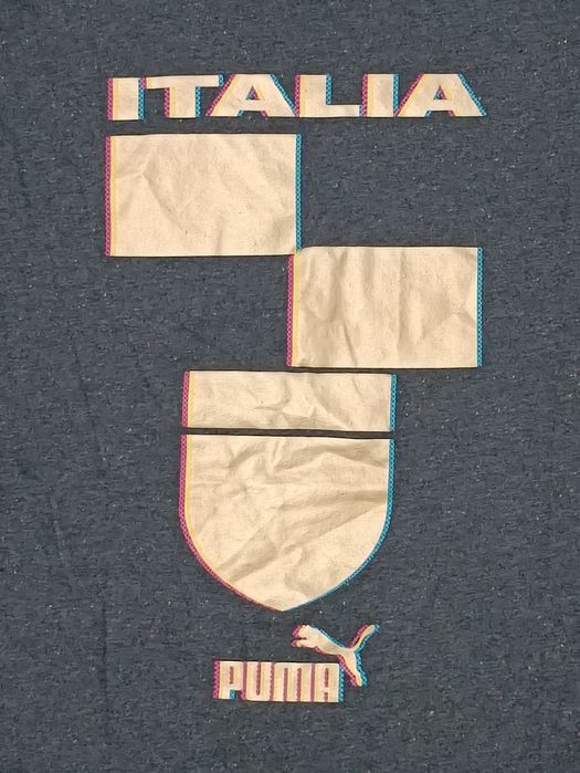 Puma FIGC Italy Shirt оригинална тениска XS Пума Италия памук фланелка