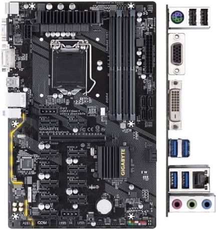 Gigabyte B250 FinTech + Intel Core i5-6600 | комплект б/у