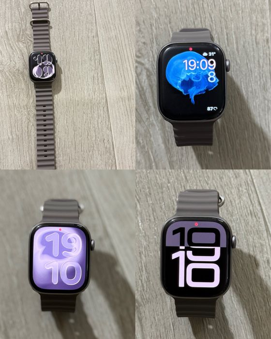 apple watch 11 callular spece gray 100% yangi pashti