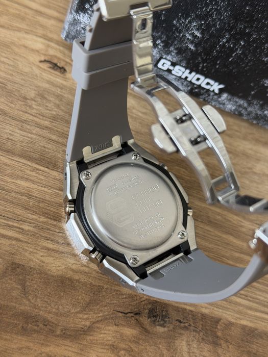 Casio G-Shock CasiOak  Iced Out Custom Gri