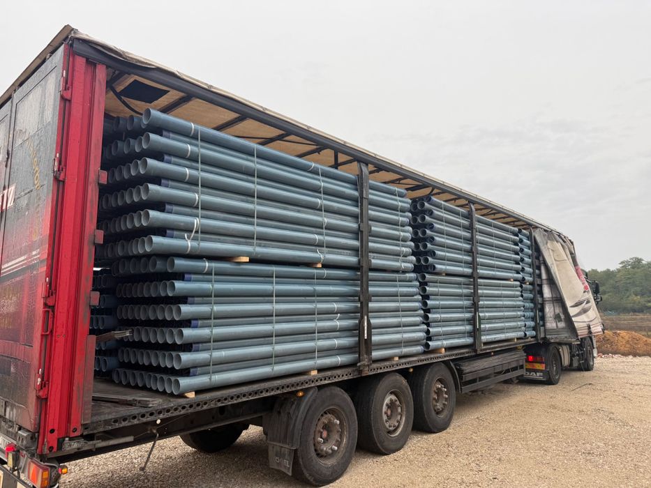 PVC сондажни тръби Ø125 Ø140 Ø175 – филтърни и плътни | 4 м