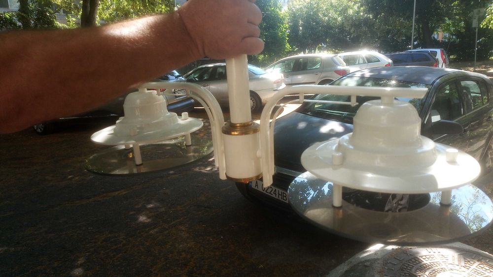 Абажур, полилей, лампа, осветление за таван