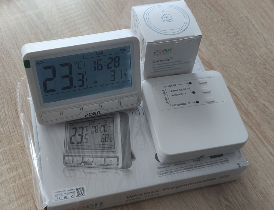 Умный термостат Poer для теплого пола и котла