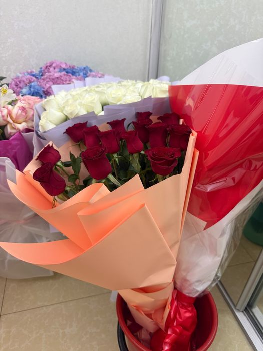 Цветы букеты свежие
