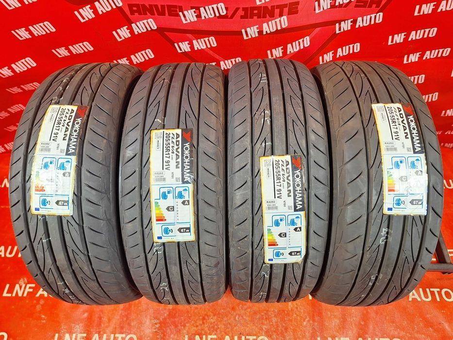 anvelope de vara - 205/55/17 - yokohama - noi - dot 2020 !
