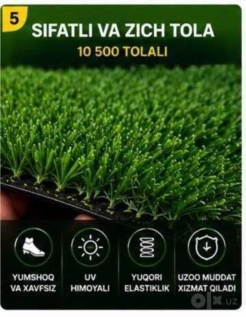 OULITE | Futbol maydoni sun'iy gazon | 40mm | Optom