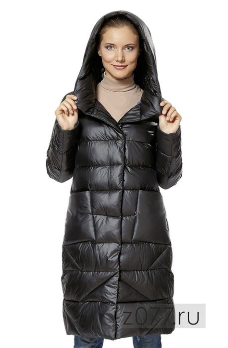 Куртка до колен, пуховик