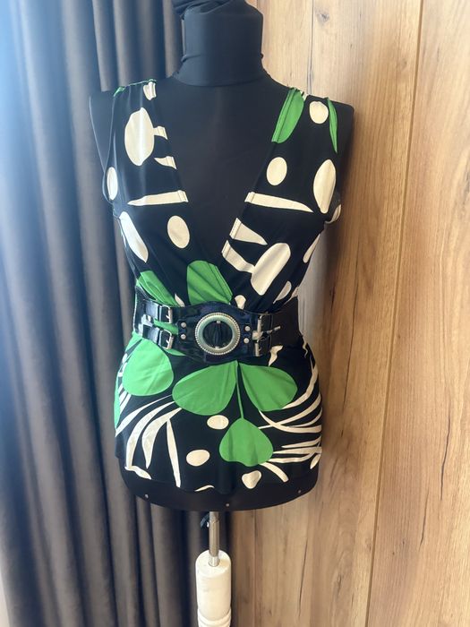 Maieu verde cu negru