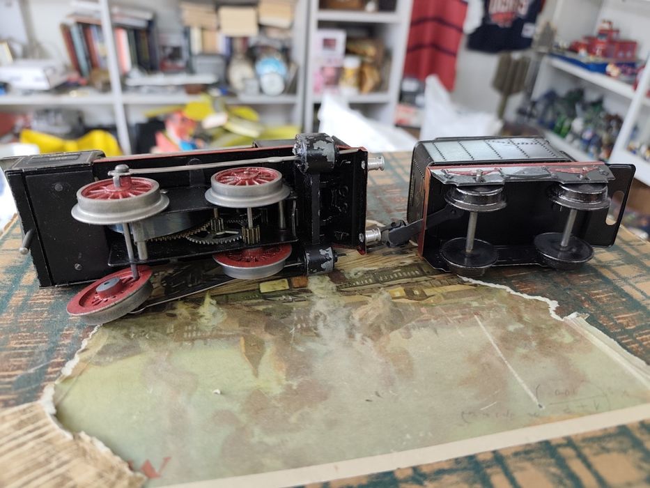 Механична играчка влак влакче Германия Marklin 880/2