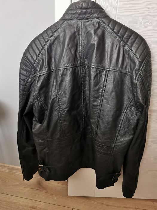 Кожено яке Isaco & Kawa - естествена кожа - L