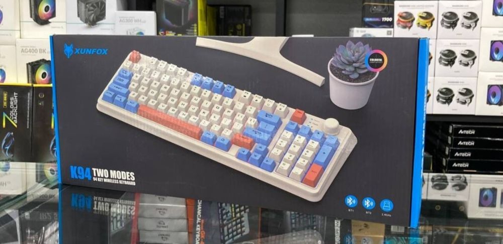 беспроводной клавиатуры  подсветкой XunFox K94