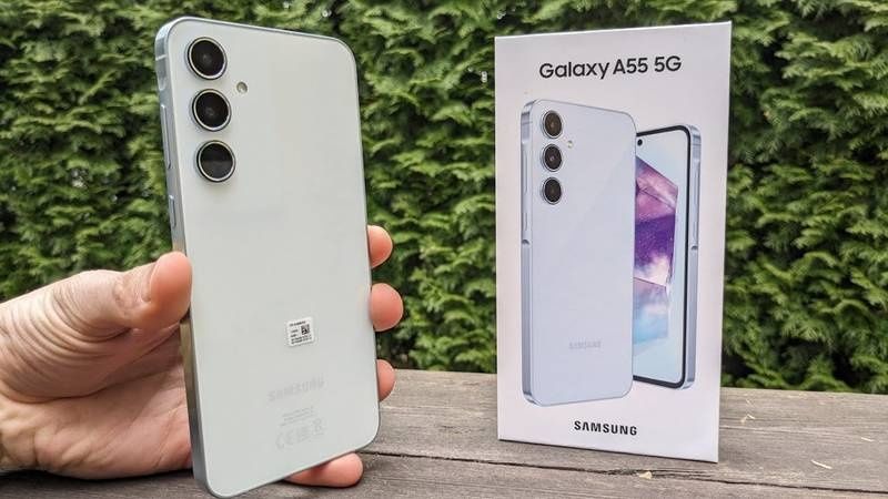Samsung a55 5g yangidek ayol kishi ishlatgan