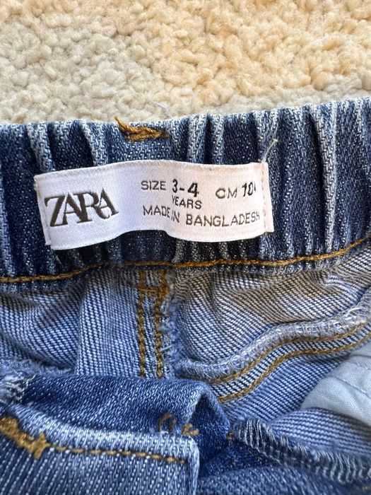 Pantaloni din denim pentru copii, Zara, 104cm