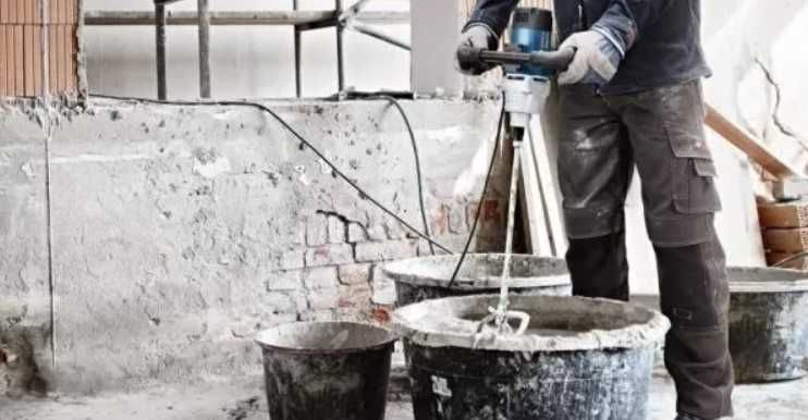 Строителен миксер Kraft Royal 2400W , бъркалка за бетон