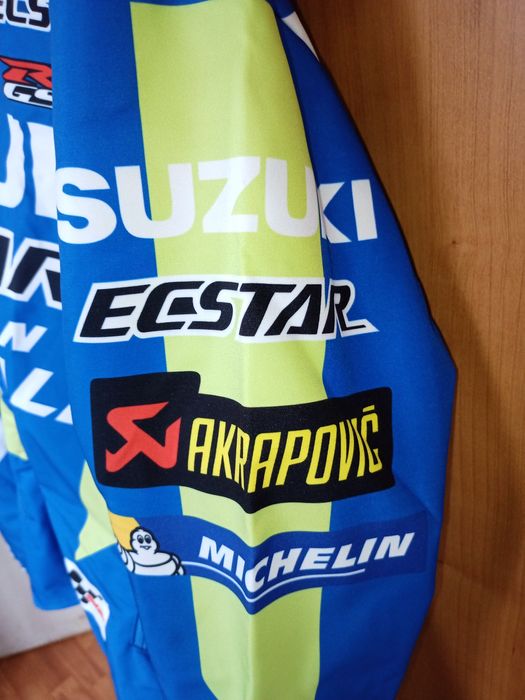 Suzuki Moto GP суичър с качулка и ветроустойчив суитчер със цип
