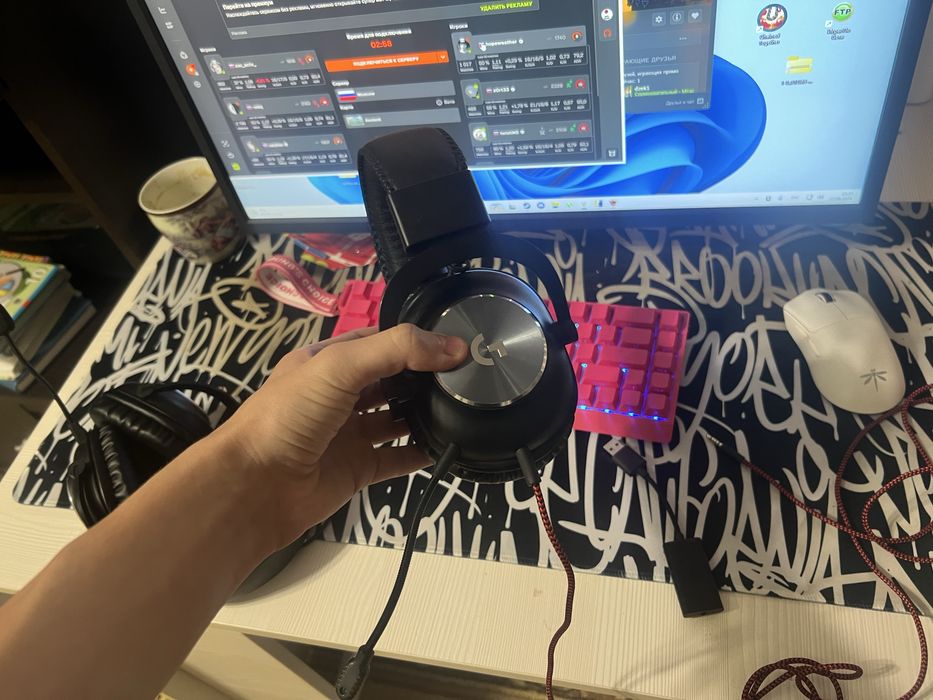 наушники logitech g pro x