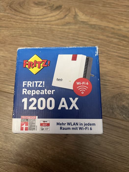 Fritz 1200AX Wi Fi усилвател 3000Mbit/s Mesh Нов !