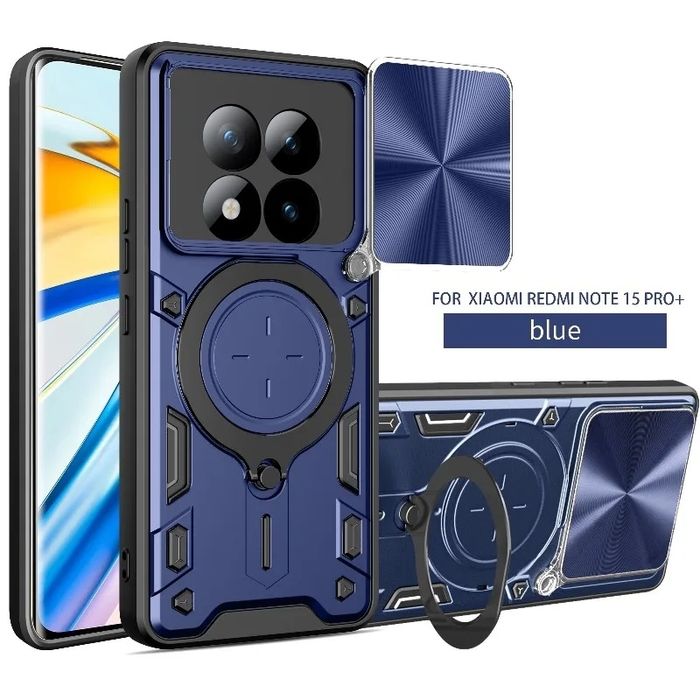 Xiaomi Redmi Note 15 Pro Pro+/ GIANT RING Удароустойчив кейс с пръстен