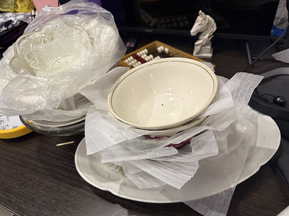 Отдам посуду за шоколадку