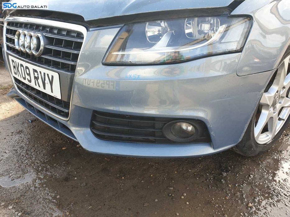 Bara Spoiler Fata FARA Grila cu Emblema Audi A4 B8 2008 - 2012 Culoare LX5X [C1816]