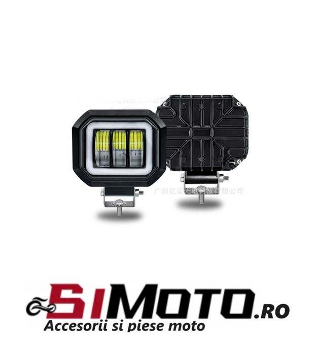 Proiector led moto ATV auto angel eyes 30w