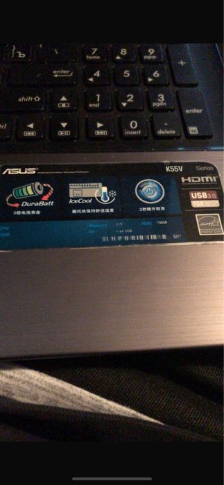 Ноутбук ASUS К55VD