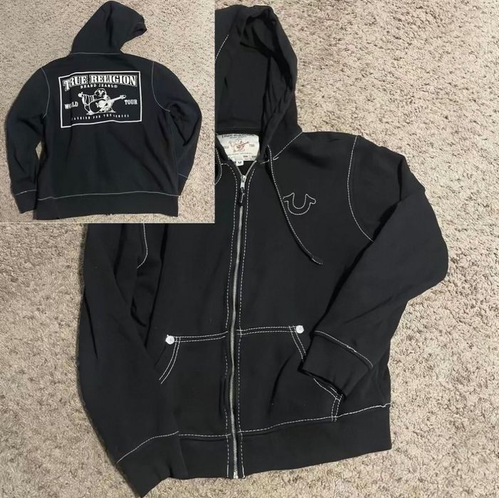 True Religion World Tour Zip-Up Hoodie