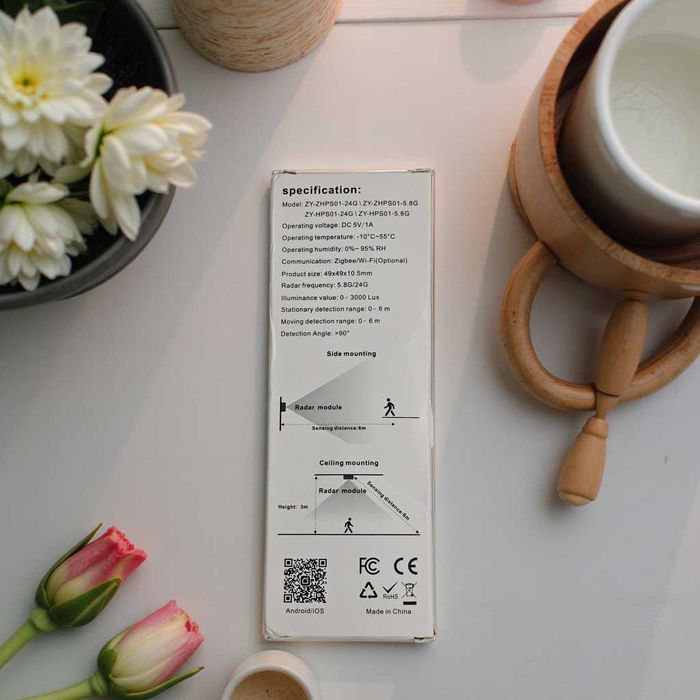 Senzor miscare WiFi 2.4G – detectie precisa, interior, 5V