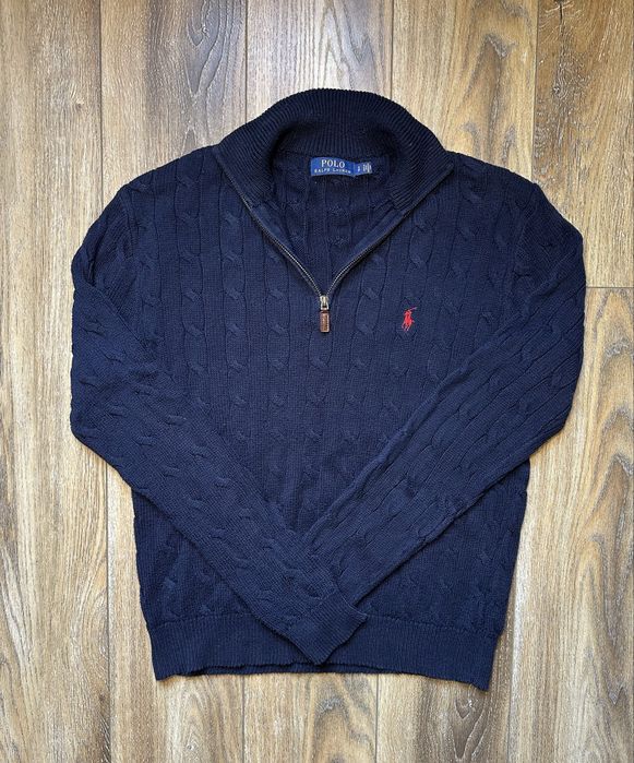 Ralph Lauren cable knit quarter zip