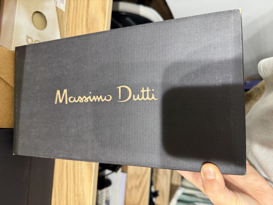 Черные босоножки Massimo Dutti
