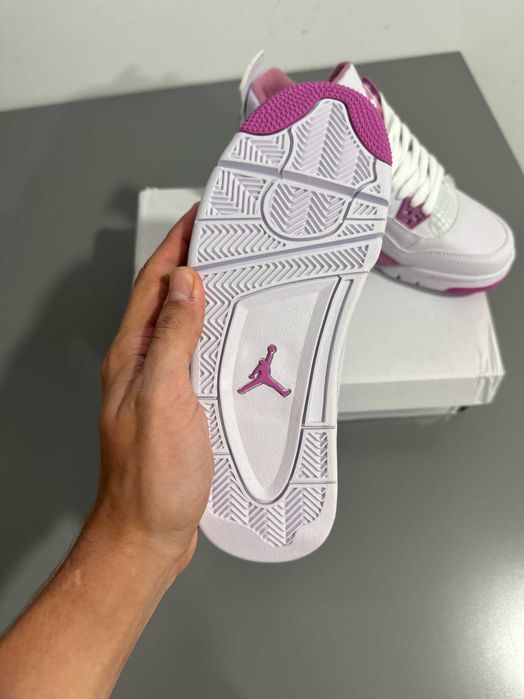 Air Jordan 4 Retro White Pink, marimea 37.5