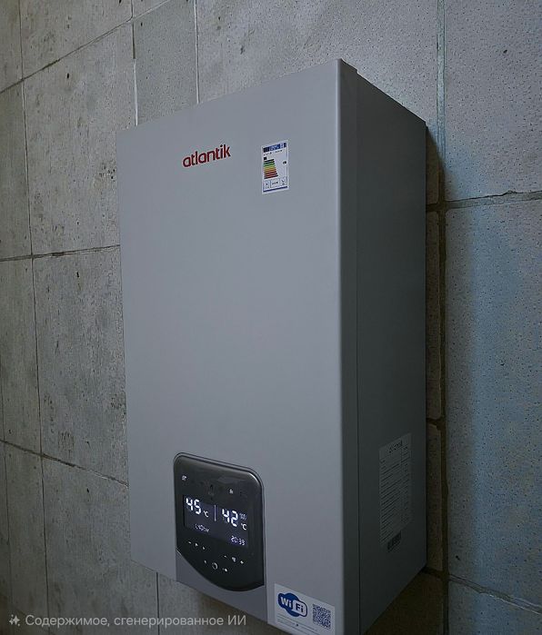 Конденсационный двухконтурный газовый котёл Atlantik 24/28 кВт с Wi-Fi