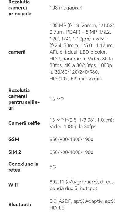 Ofertă Xiaomi 11T 5G: Smartphone cu 8 + 128 GB, ecran AMOLED