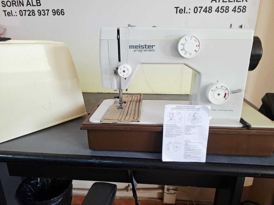 Masina de cusut Meister programatic piese metalice